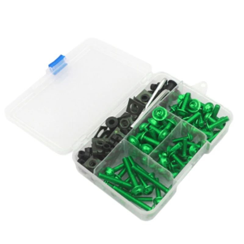 

177Pcs Motorcycle Body Fairing Screw Set for Kawasaki Suzuki Yamaha