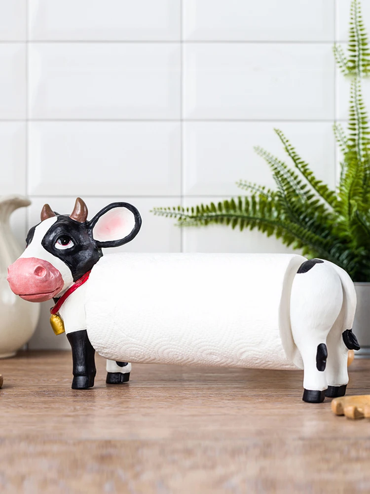 Коробка для рулонной бумаги настольная стойка бумажных полотенец милая кухня