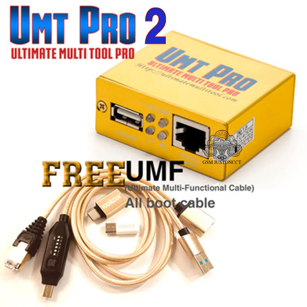 Newest 100% Original New UMT Pro 2 BOX UMT pro2 UMT BOX + AVB BOX 2in1 box + UMF all boot Cables