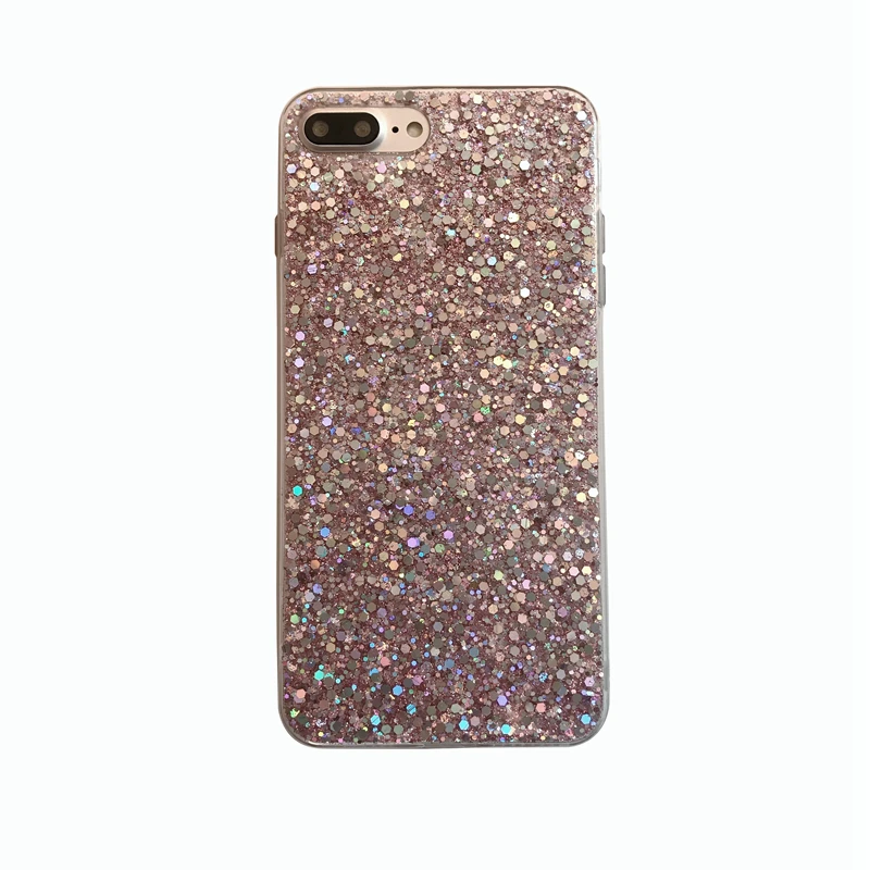 

Fashion Bling Glitter Phone Case For iphone 7 8 6 6S Plus 7Plus Girl Case Soft Silicon Cute Cover for iPhone X XS MAX XR 5 5S SE