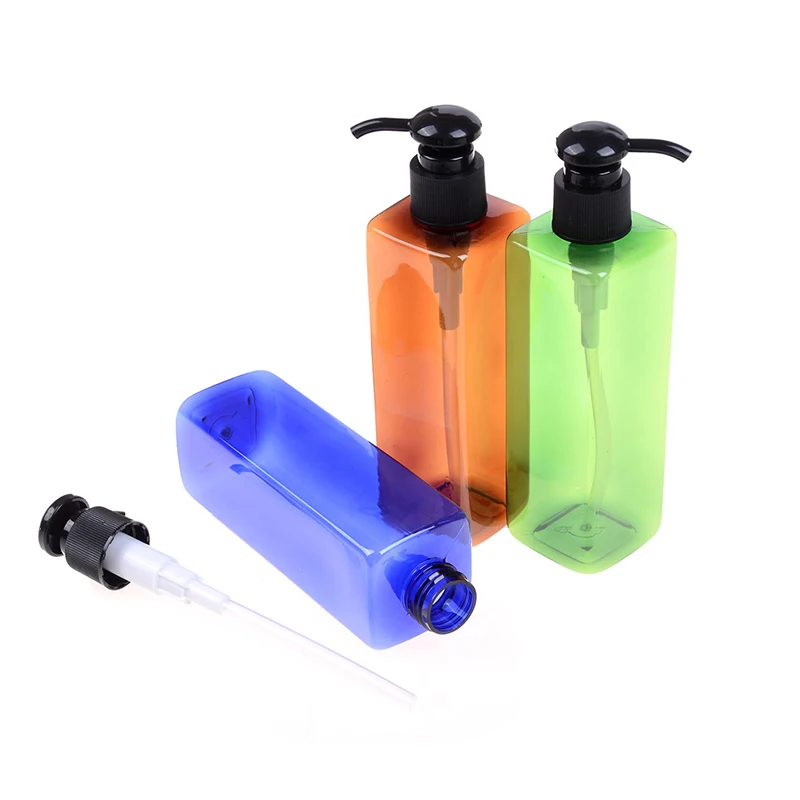 

250/500ml Refillable Foam Pump Bottle Soap Shampoo Lotion liquid Water Plastic Pressed Pump Spray Bottle
