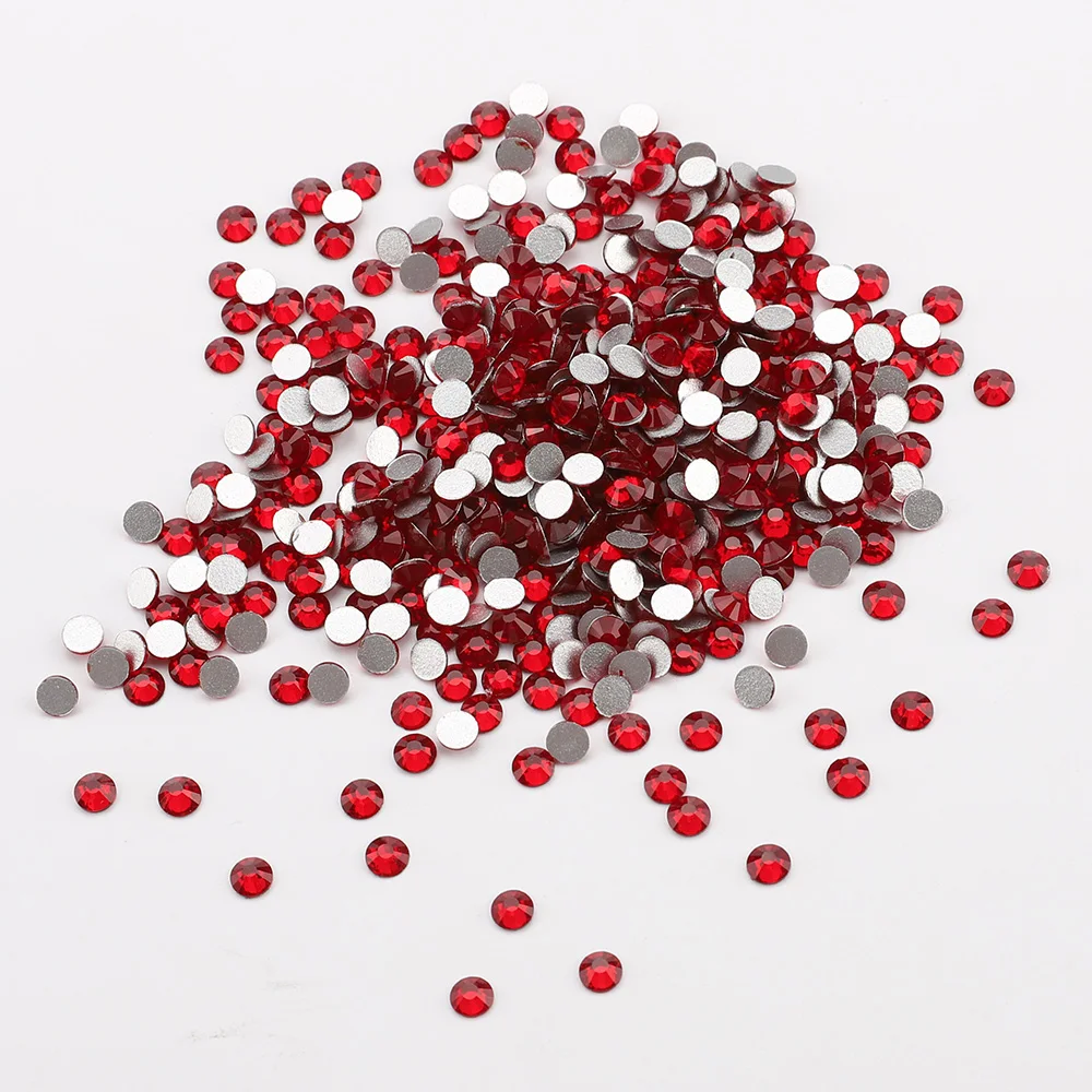 Dark Red Non Hot Fix Stone SS3-SS34 Crystal Flatback Rhinestones Hotfix Stones For Nail Art Decoration Part | Дом и сад