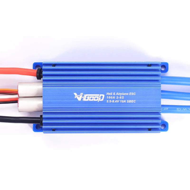 VGOOD SpinX 100A бесщеточный ESC с постоянной скоростью SBEC 2 6S LiPo для радиоуправляемого
