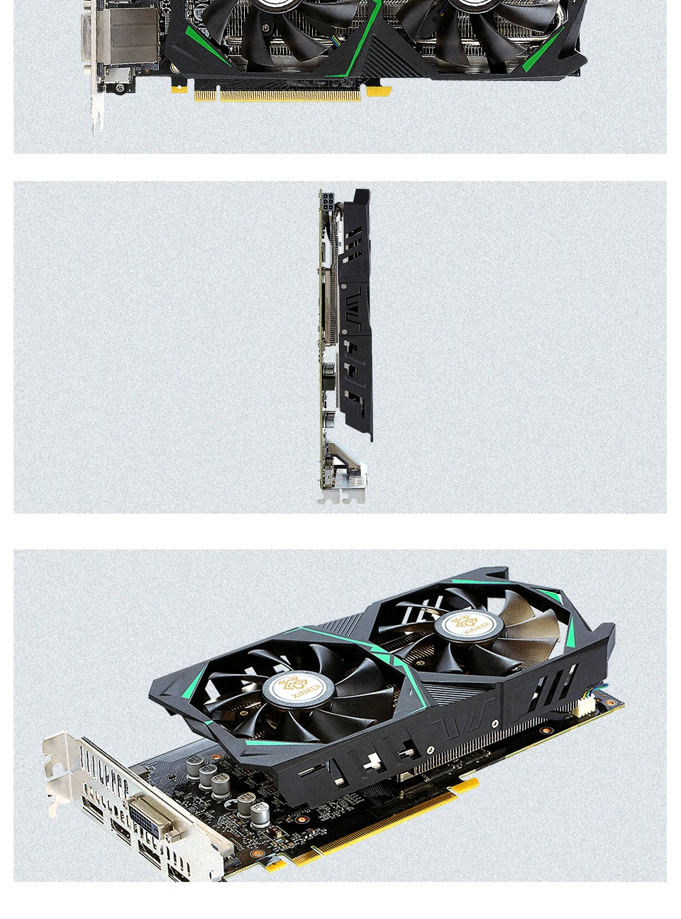 Для видеокарты NVIDIA GeForce GTX1060 6 ГБ GDDR5 192Bit PCI-E 3,0 1506 МГц с разъемом HDMI DP DVI-D