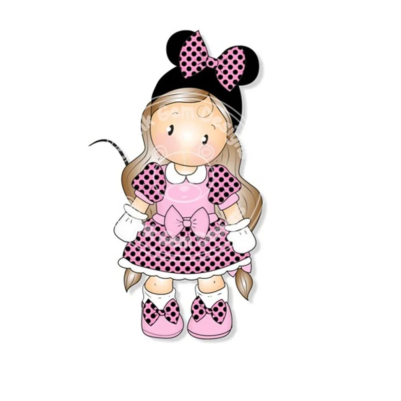 

Новейшие металлические пресс-формы и Скрапбукинг для изготовления бумаги с принцессой девочкой