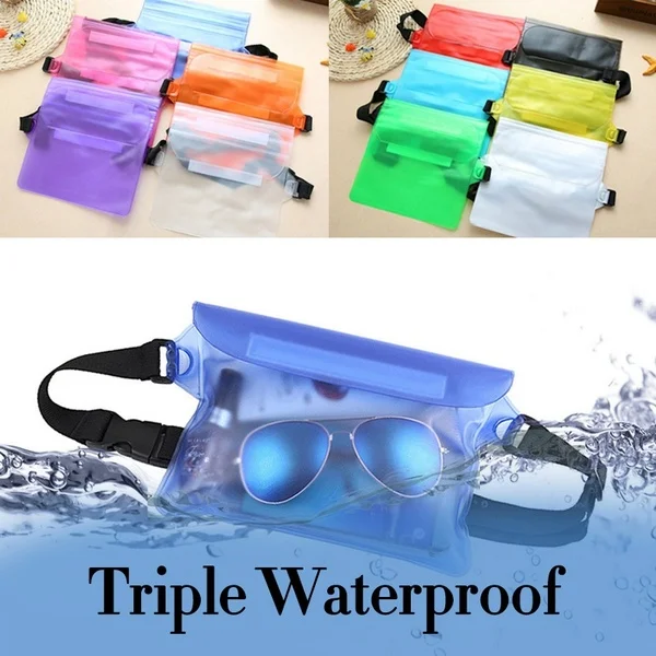 

Водонепроницаемая спортивная водонепроницаемая сумка для плавания, пляжа, сухая сумка на талию, 1 шт.