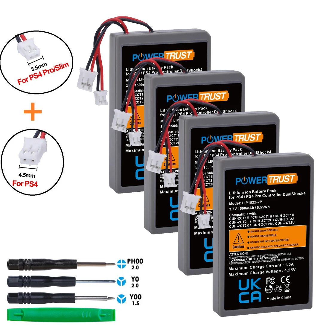 Аккумуляторная батарея LIP1522 для Sony Playstation4 PS4 и PS4 Pro Dualshock 4