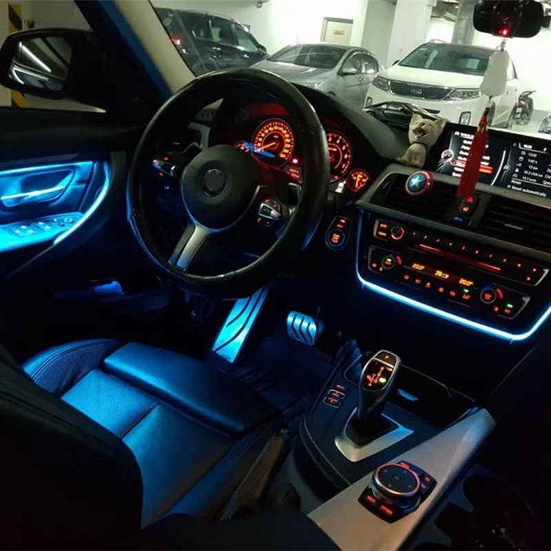 

Dual Color LED Car Door Dash Panel Atmosphere Decor Light Strip For-BMW M3 M4 Series F30 F35 3GT