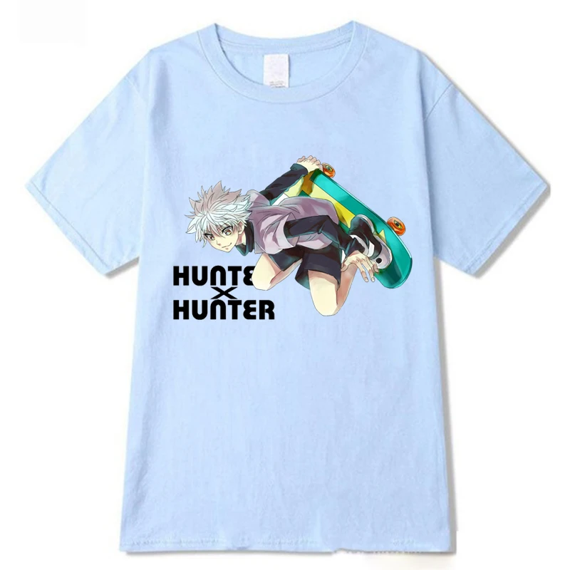 

Футболка HUNTER Cool Men Killua Zoldyck, хип-хоп, Скейтер