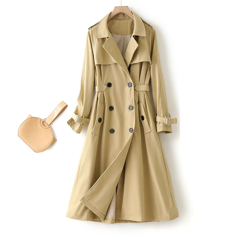 

Women Trench 2021 New Spring And Autumn Coat Korean Style Windbreaker Female