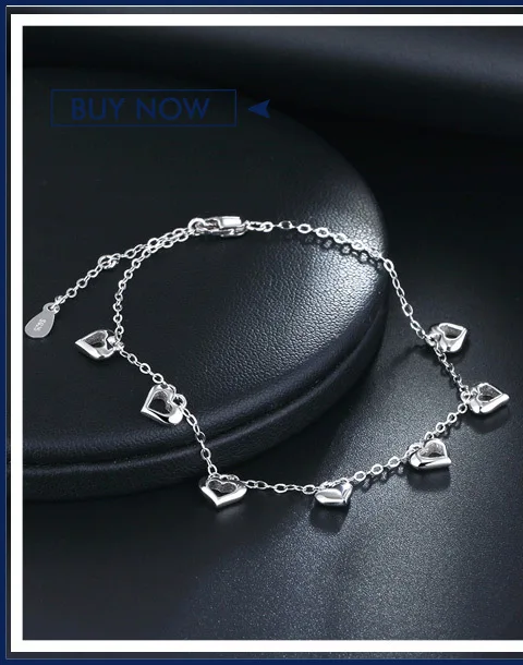 ORSA JEWELS, натуральная 925 пробы, серебряные женские серьги, цепочка, романтическая форма сердца, корейские вечерние ювелирные изделия для девушек SE130