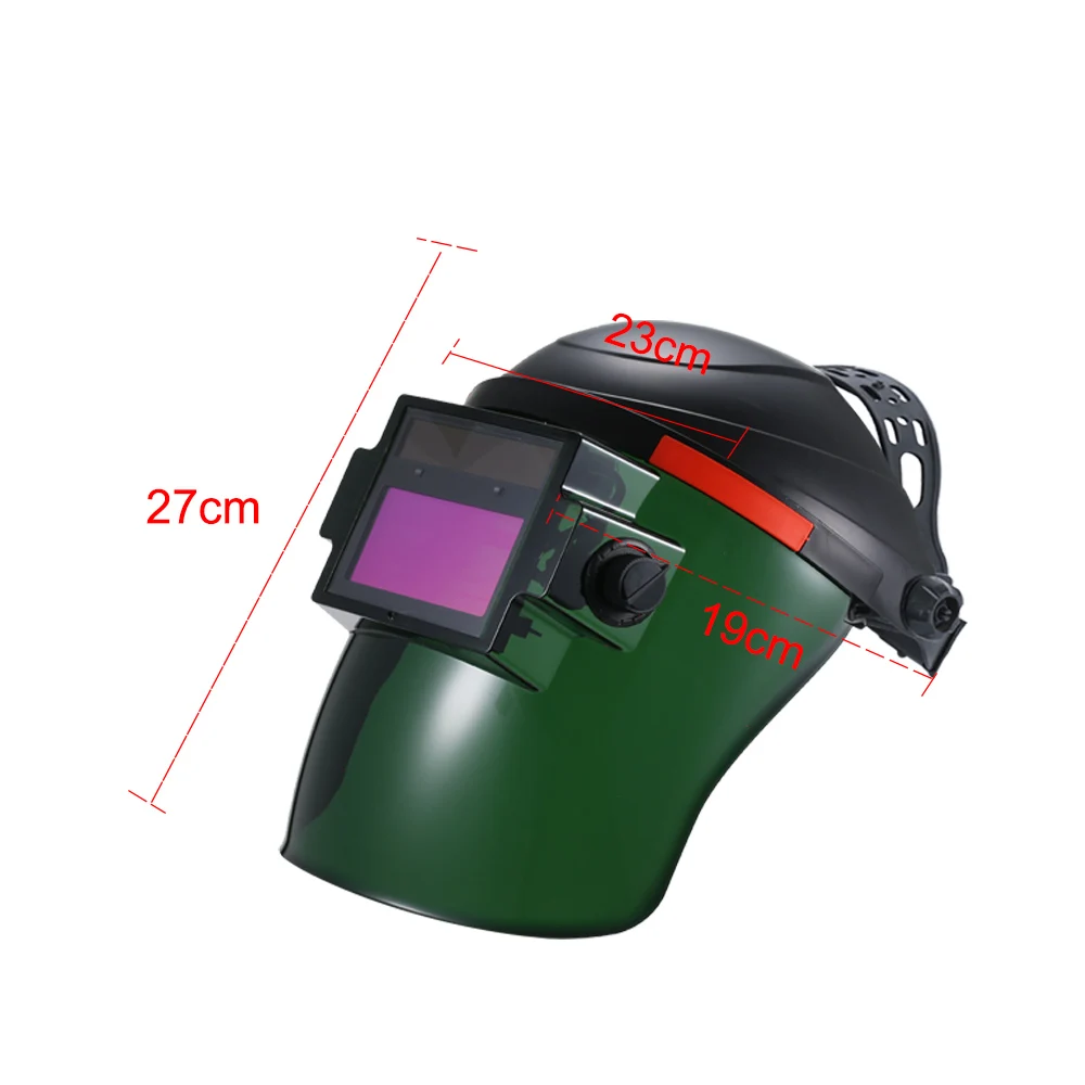 

New Solar Power Auto-Darkening Welding Helmet Automatic Darkening Weld Mask Shield Lens Adjustable Protection Cap