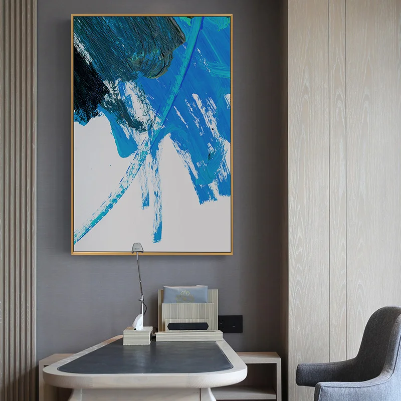 

Hallway Corridor Modern Abstract Decorative Painting Entrance Large Size Oil Painting Restaurant Canvas Simple Living Room Wall