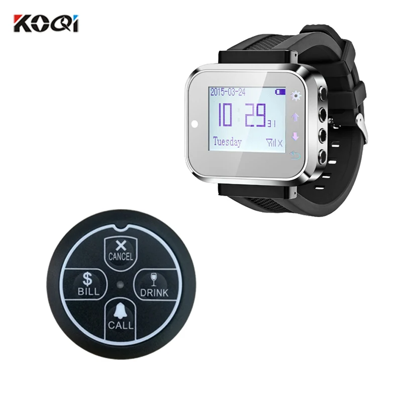 Часы-пейджер наручные с кнопками вызова беспроводные | Компьютеры и офис