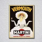 Винтажный Ретро стиль Vermouth Martini жестяной знак металлический постер металлический декор металлическая живопись Настенная Наклейка