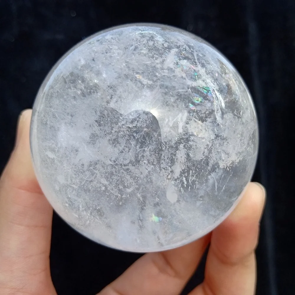 

200 г/300 г/500 г натуральные камни прозрачные кварцевые шары Белые Хрустальные шарики для лечения и удачи