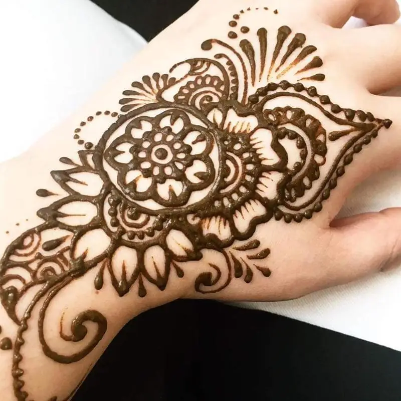 1Pcs Indian Henna Tattoo Paste Cone Body Paint Temporary Mehndi body art Sticker | Красота и здоровье