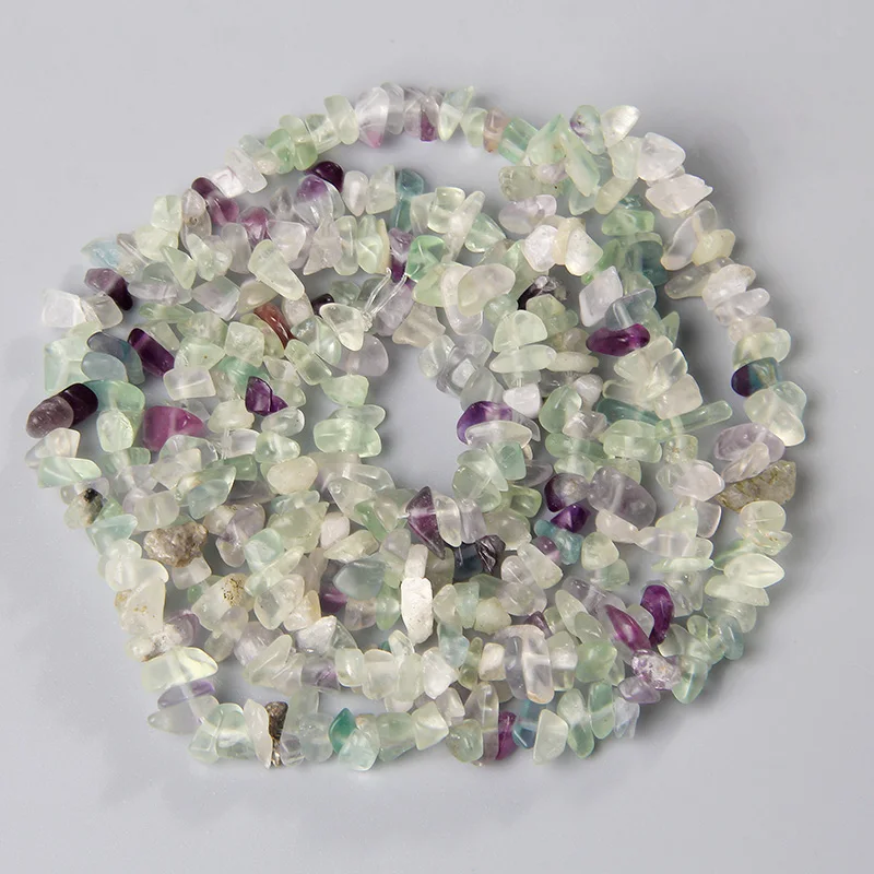 

Irregular Shape Natural Green Purple Fluorite Chip Beads 3-5mm Freeform Material Nugget Gravel Bead For Jewelry Making Accessory