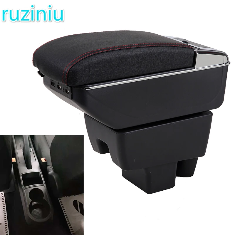 

Car Armrest Box For Skoda Rapid 2013 - 2018 Central Store Content Box