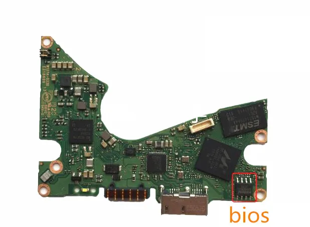 

HDD PCB logic board UNLOCK board 2060-810035-000 REV P0 for WD USB 3.0 4TB 5TB hard drive repair data recovery PC3000