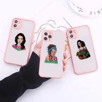 azerbaijan buta flag girl simple matte bumper phone case for iphone12 11 pro max x xs max xr 7 8 plus 12mini shockproof cover