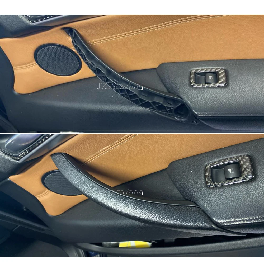 

Car Right Left Inner Door Armrest Panel Handle Pull Trim Holder Auto Interior Accessories For BMW E70 X5 E71 E72 X6 SAV