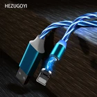 Магнитный зарядный кабель Micro USB Type-C, зарядный кабель для iphone 7, 8, 11, XR, Huawei, Xiaomi redmi note 8, 9 Pro, мобильный телефон кабели