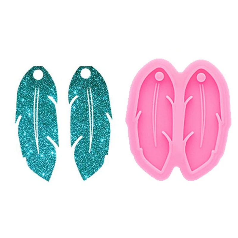 

Dream Catcher Feathers Earrings Epoxy Resin Mold Jewelry Pendant Silicone Mould DIY Crafts Casting Tools