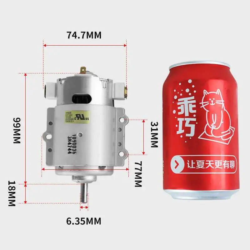 

997 high power dc motor shaft parts 6.35 bench drill grinding table saw machine motor and speed of the motor