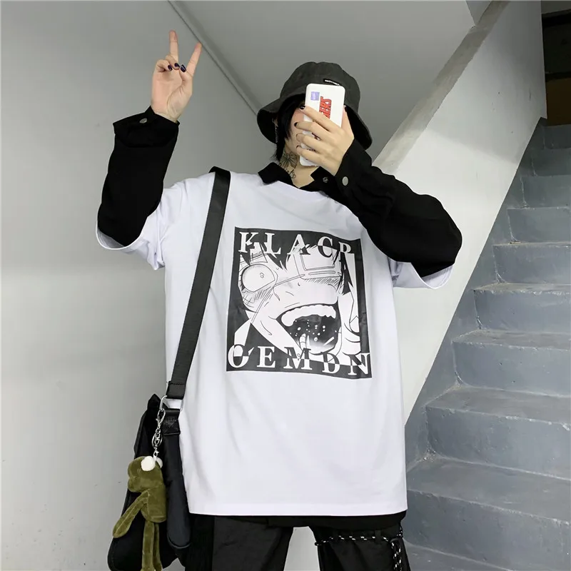 Футболка женская в стиле 90-х с принтом пародии ретро-футболка Харадзюку улзанг