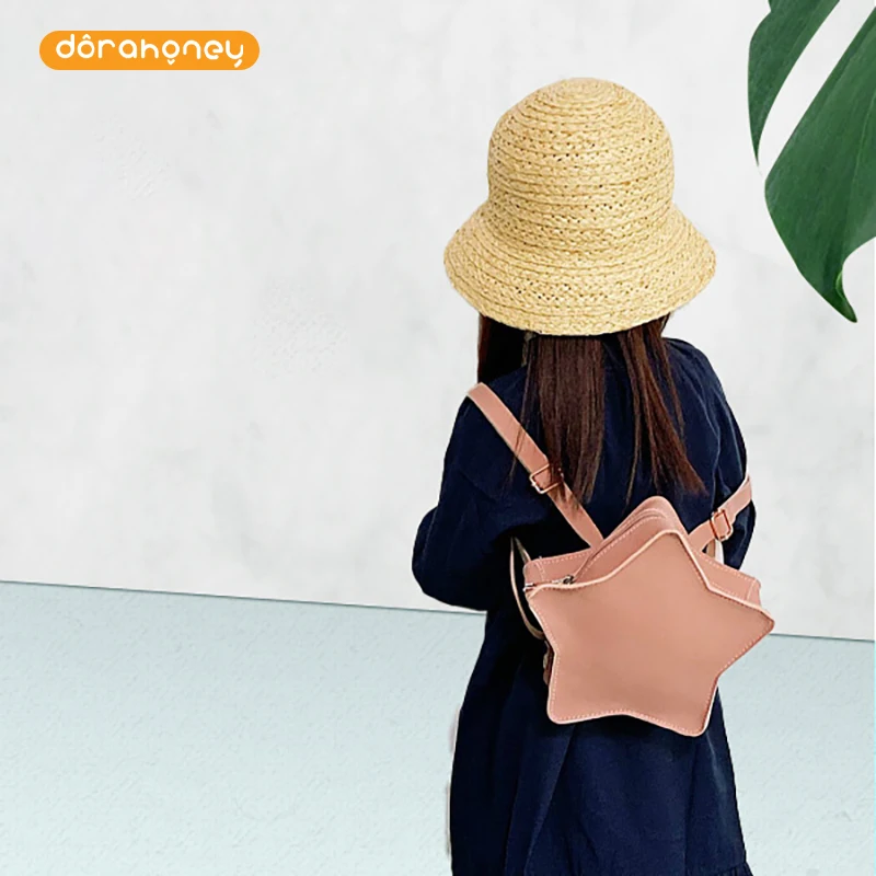 

Милый детский рюкзак для девочек, дизайнерская водонепроницаемая сумка-кошелек со звездами, школьный портфель для маленьких девочек, для д...