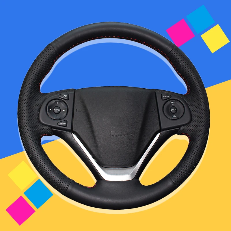 Автомобильная Оплетка на руль для Honda CRV 2012 2016 ручная прошивка автомобильные