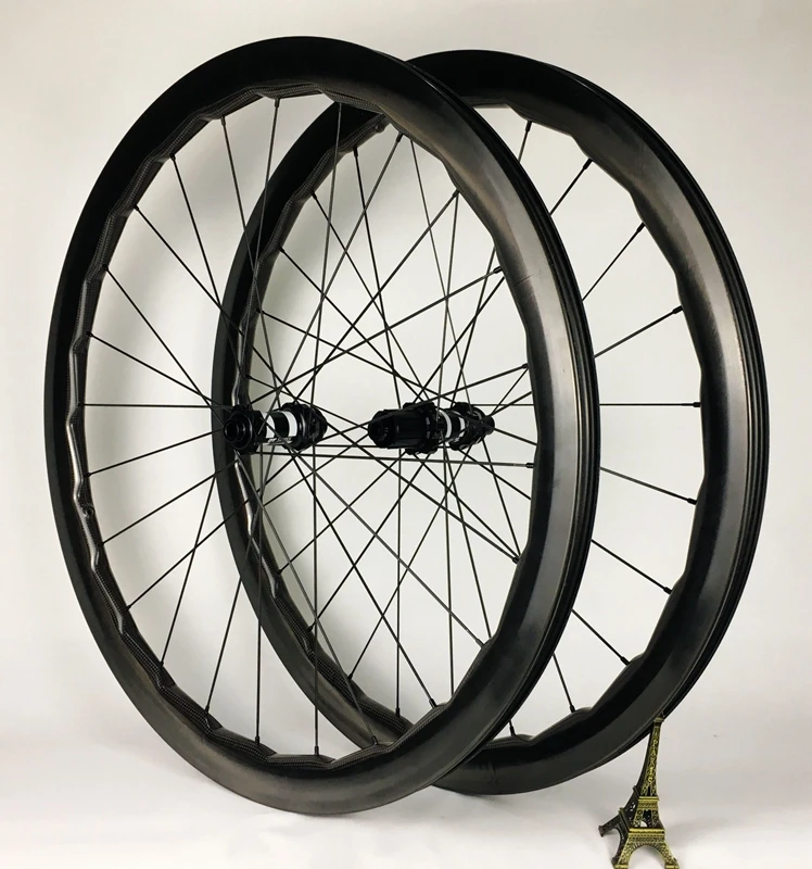 Disc Brake carbon wheelset Tubeless 28mm wide 45/58mm depth disk brake wheel DT35 hubs 21mm inner width 3K/UD weave | Спорт и