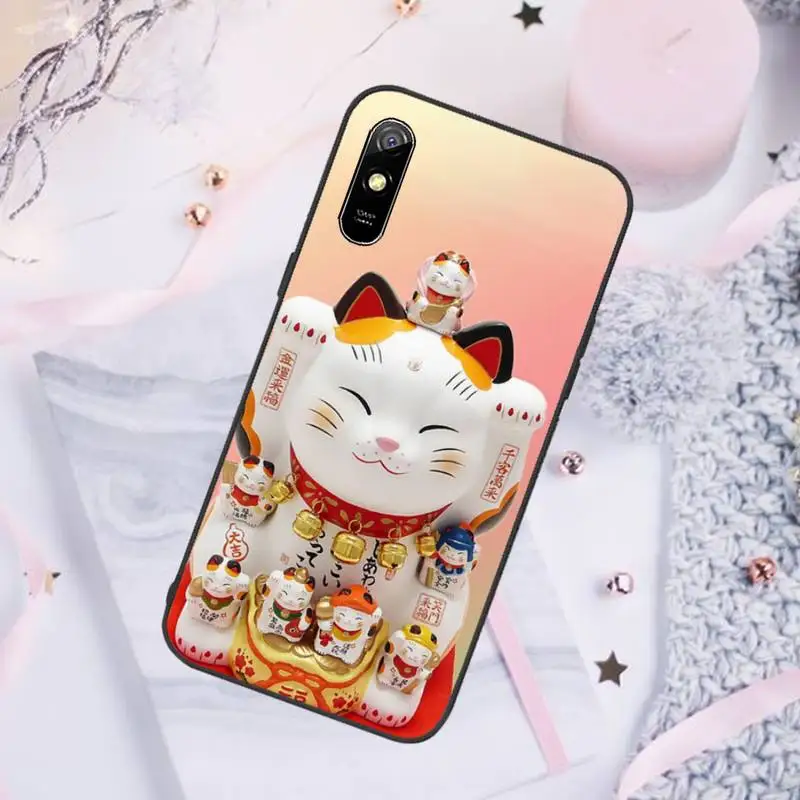 

Beckoning cat japanese style Phone Case For Xiaomi Mi Redmi Note 7 8 9 pro 8T 9T 9S 9A 10 Lite pro