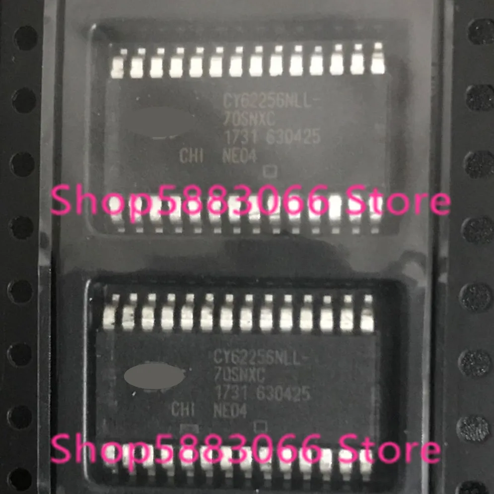 CY62256LL-70SNC CY62256NLL-70SNXC CY62256NLL-70SNC CY62256NLL CY62256 лапками углублением SOP-28 10 шт.