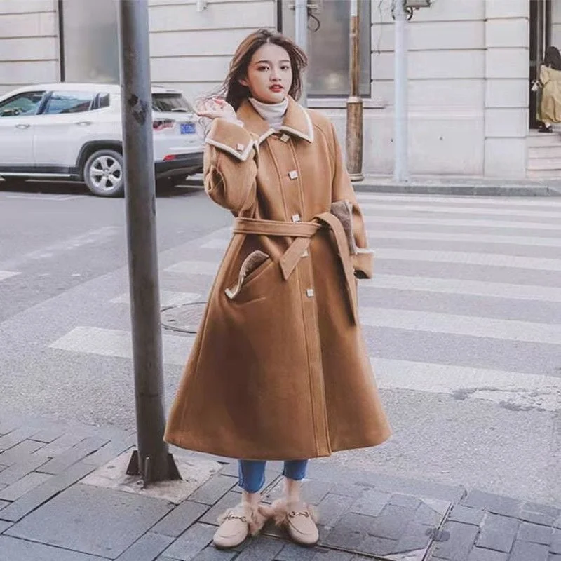 Комбинированная женская Элегантная универсальная однобортная улззанг в стиле