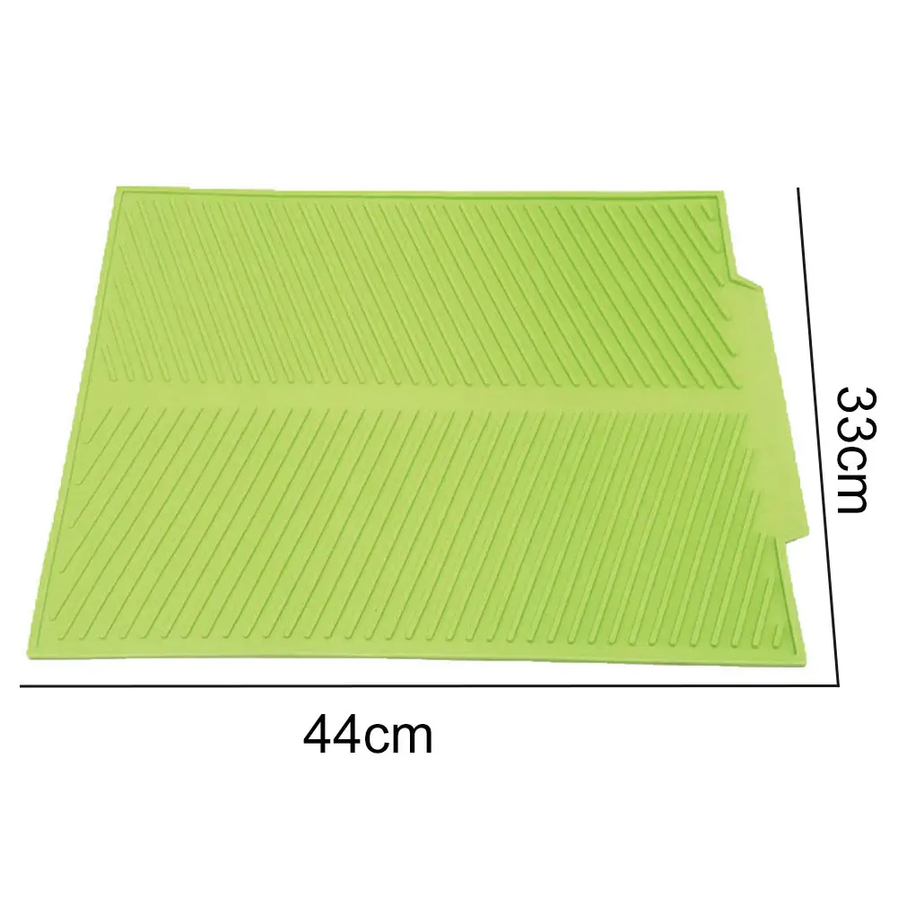 

1Pc Kitchen Antislip Drain Silicone Pad Heat Insulated Storage Mat Baking Cushion Kitchen Accessories