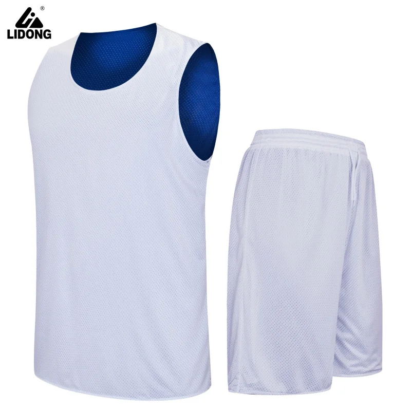 Мужская и женская спортивная форма двухсторонняя баскетбольная набор из джерси