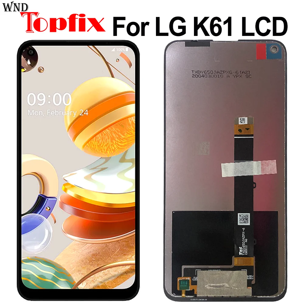 Teste para lg Assembléia para lg Play Display Touch Screen Sensor Painel Digiziter Lmq630eaw Lm-q630eaw 100% K61 Lcd