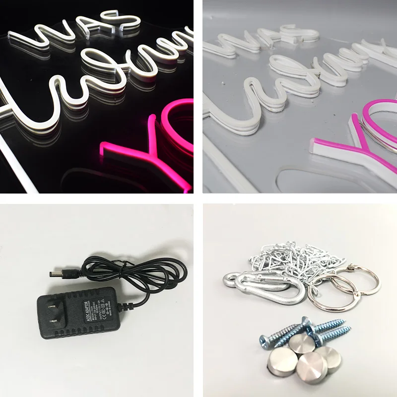 IT WAS Alway you Led Custom Neon Sign для спальни водонепроницаемый внешний настенный акриловый