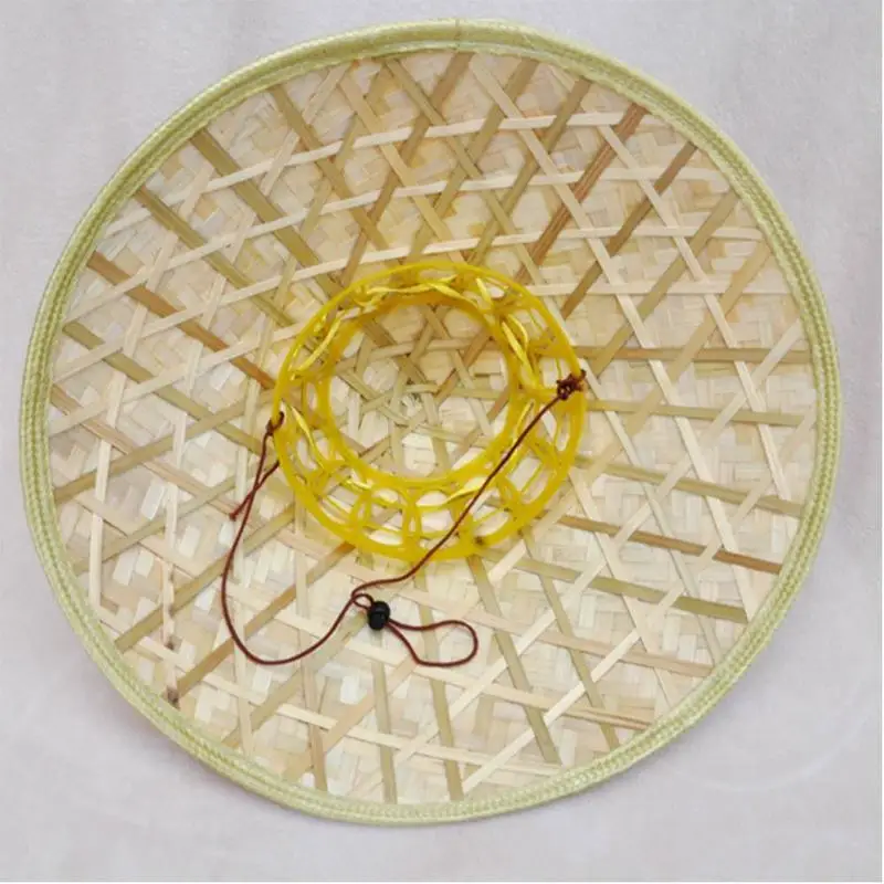 Панама от дождя в китайском стиле для мужчин и женщин Плетеная соломенная шляпа