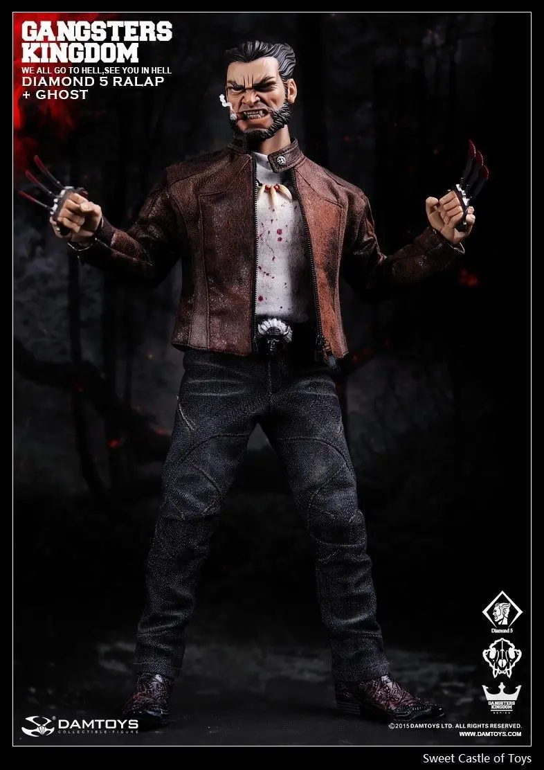 Дам игрушки новые 1/6 Damtoys фигурки гангстеров Kingdom GK011 Diamond 5 Ralap w/Ghost Action Figure