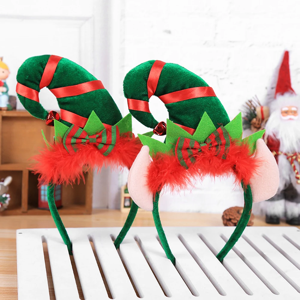Новый рождественский головной убор украшения аксессуары головные уборы для