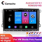 Автомагнитола Camecho, 2 Din, 9 дюймов, Android 9,1, 4G, GPS, Wi-Fi, BT