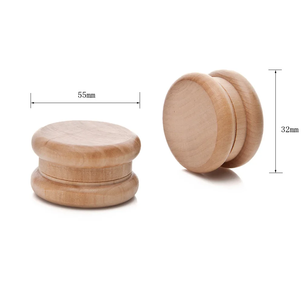 1 шт. Пластик/деревянный дизайн травы табачная мельница деревянная дым