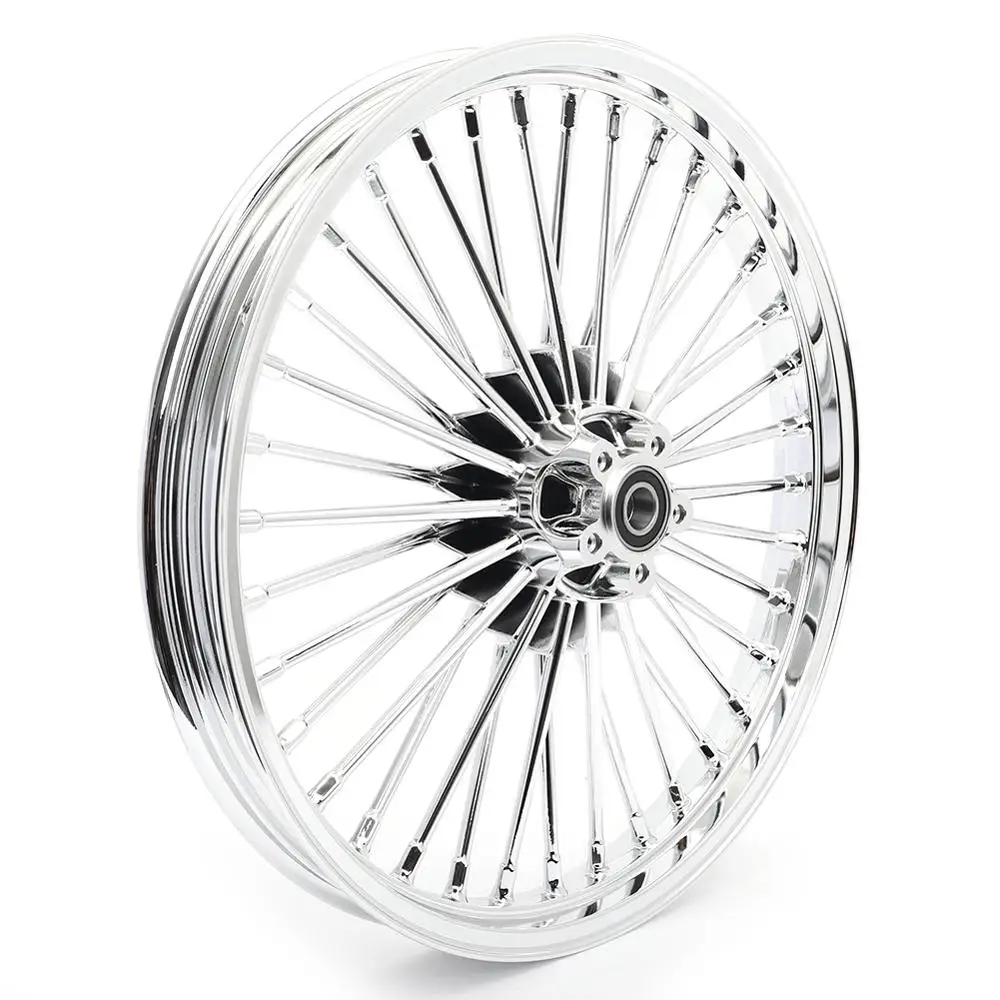Переднее колесо BIKINGBOY с подшипником 21x2 15 25 мм 36 толстых спиц для Harley Dyna / Softail Touring