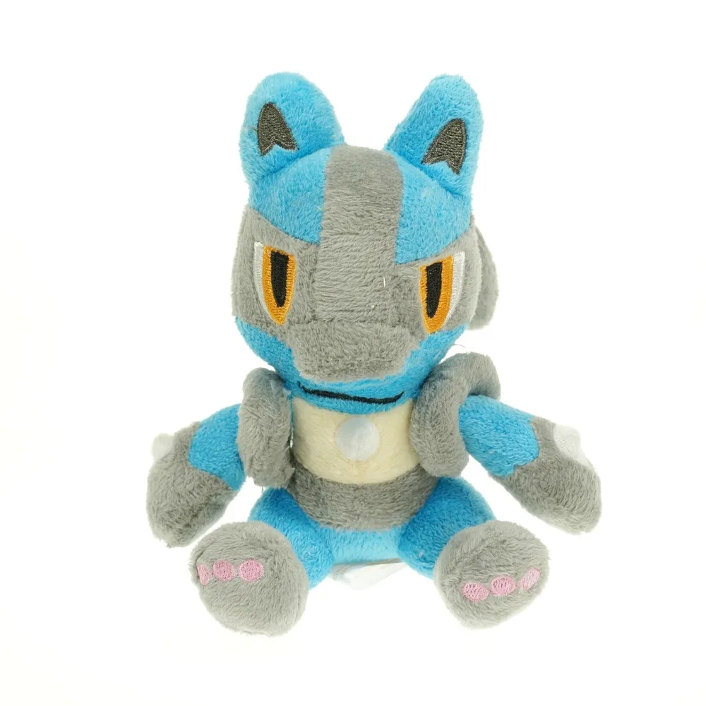 Takara Tomy плюшевая кукла Lucario Pokemon Детские подарки на день рождения Мягкая