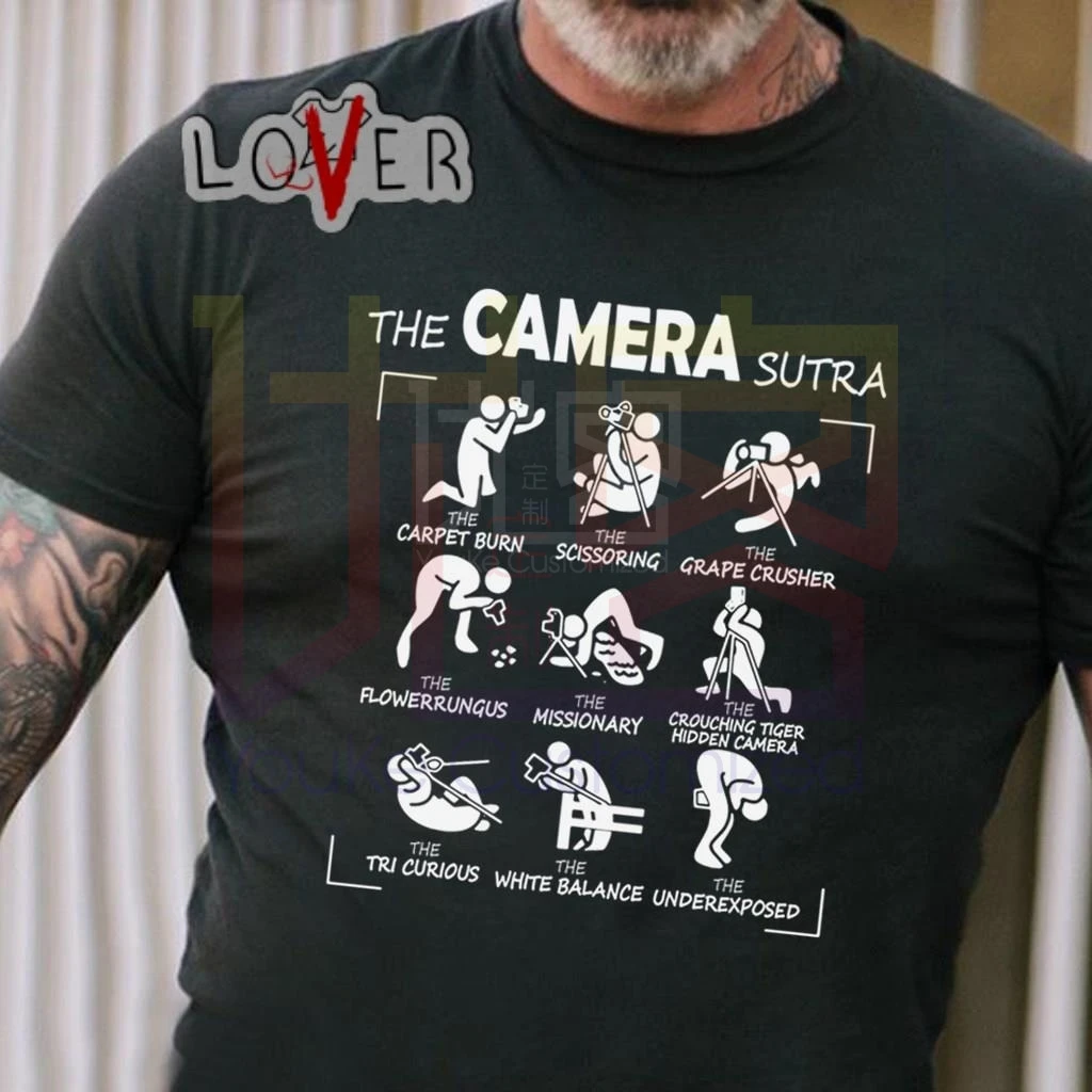 The Camera Sutra Carpet Scissoring Grape Crusher Shirt Amazing Short Sleeve Unique Casual Top | Мужская одежда
