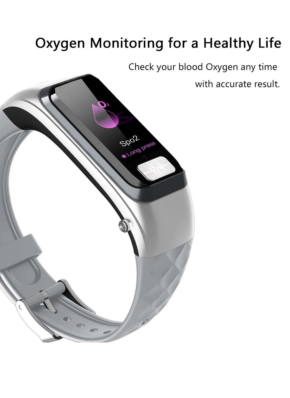 696 H207 умный браслет Bluetooth наушники 2 в 1 ECG+ PGG Пульс кровяное кислородное кровяное давление напоминание функция вызова часы