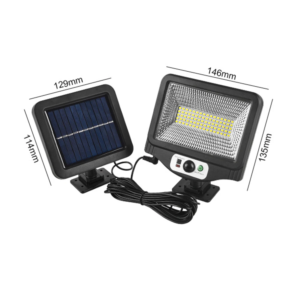 

LED Split Solar Wall Light Outdoor Waterproof Motion Sensor Induction Lamp Home Garden Garage Street Lighting